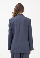 PINKO Giacca doppiopetto blu da donna con bottoni dorati 105617A2SN G07 PINKO 