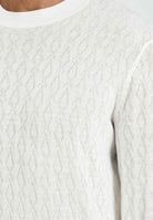 ARMANI EXCHANGE Maglioncino girocollo panna da uomo con motivo monogram XM000878AF11982 U0009 ARMANI EXCHANGE 