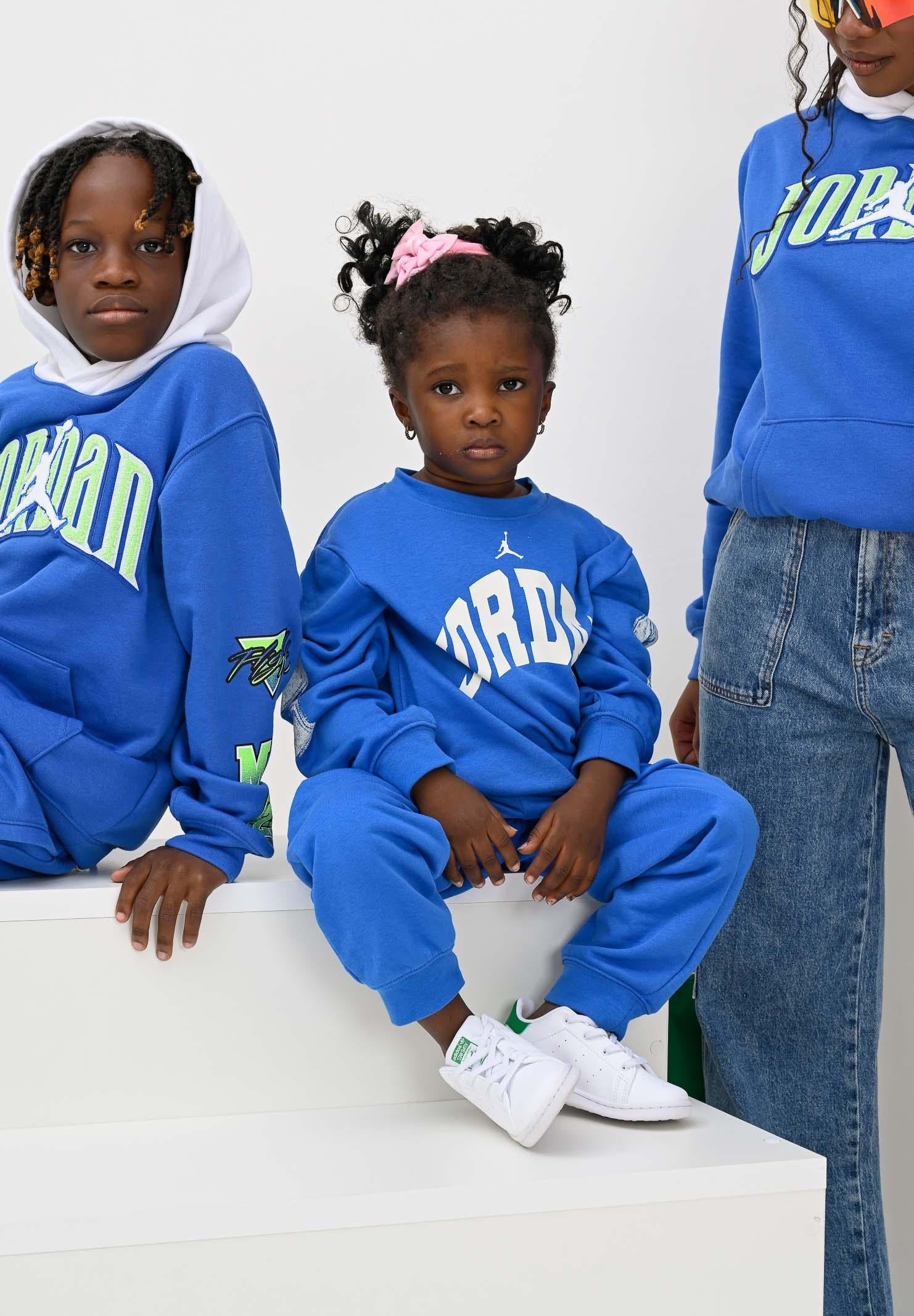 JORDAN Tuta Jumpman French Terry azzurra da bambino 85F238 BB7 JORDAN 