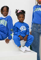 JORDAN Tuta Jumpman French Terry azzurra da bambino 85F238 BB7 JORDAN 