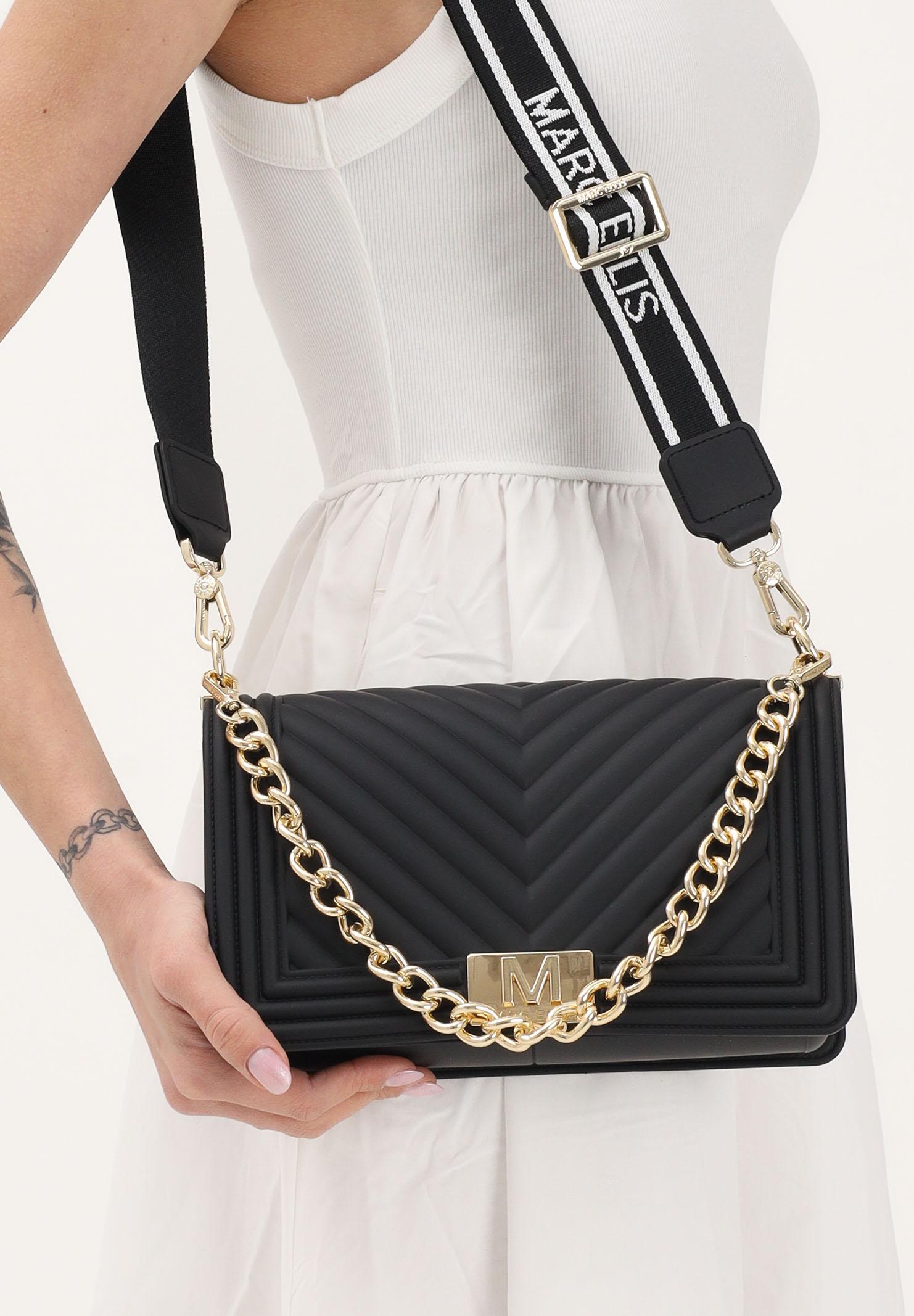 MARC ELLIS Borsa a tracolla Flat M 26 nera da donna FLAT-M-26 BLLIGO MARC ELLIS 