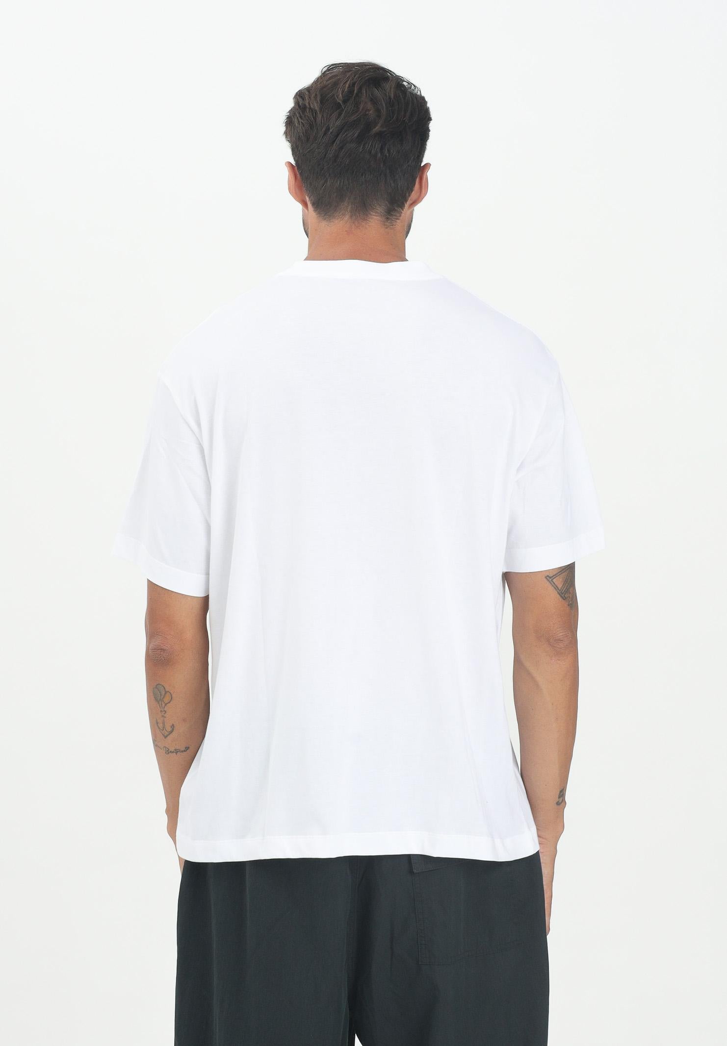 CALVIN KLEIN JEANS T-shirt a manica corta bianca da uomo con logo LV04RC856GYAA  CALVIN KLEIN JEANS 