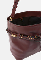 PINKO Borsa a spalla Bucket Belt burgundy da donna 106339A0QO R49Q PINKO 