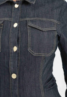 VICOLO Abito lungo Anita in denim scuro da donna DF5085 VU VICOLO 