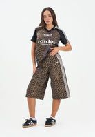 ADIDAS ORIGINALS Bermuda Leopard marrone da donna KA2676  ADIDAS ORIGINALS 