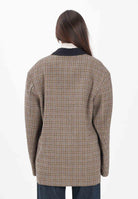 N21 Giacca doppiopetto in Harris Tweed beige per donna e ragazze N2107EN0441 0N720 N21 