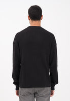 CALVIN KLEIN JEANS Maglioncino girocollo nero da uomo con logo LV04RD314GUB1  CALVIN KLEIN JEANS 