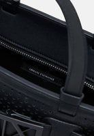 ARMANI EXCHANGE Borsa a mano nera da donna con fibbia logo XW000392AF22626 UC001 ARMANI EXCHANGE 