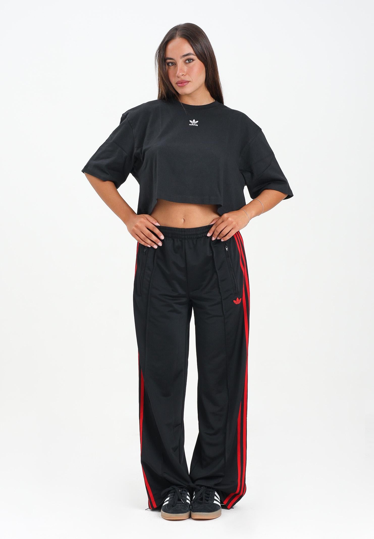 ADIDAS ORIGINALS Pantalone sportivo Adicolor Classic Firebird Loose nero da donna JW1226  ADIDAS ORIGINALS 