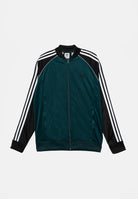 ADIDAS ORIGINALS Felpa con zip Adicolor SST verde per bambino e bambina JV8565  ADIDAS ORIGINALS 