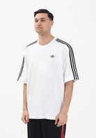 ADIDAS ORIGINALS T-shirt a manica corta Adicolor 3-Stripes Oversized bianca da uomo KD4096 . ADIDAS ORIGINALS 