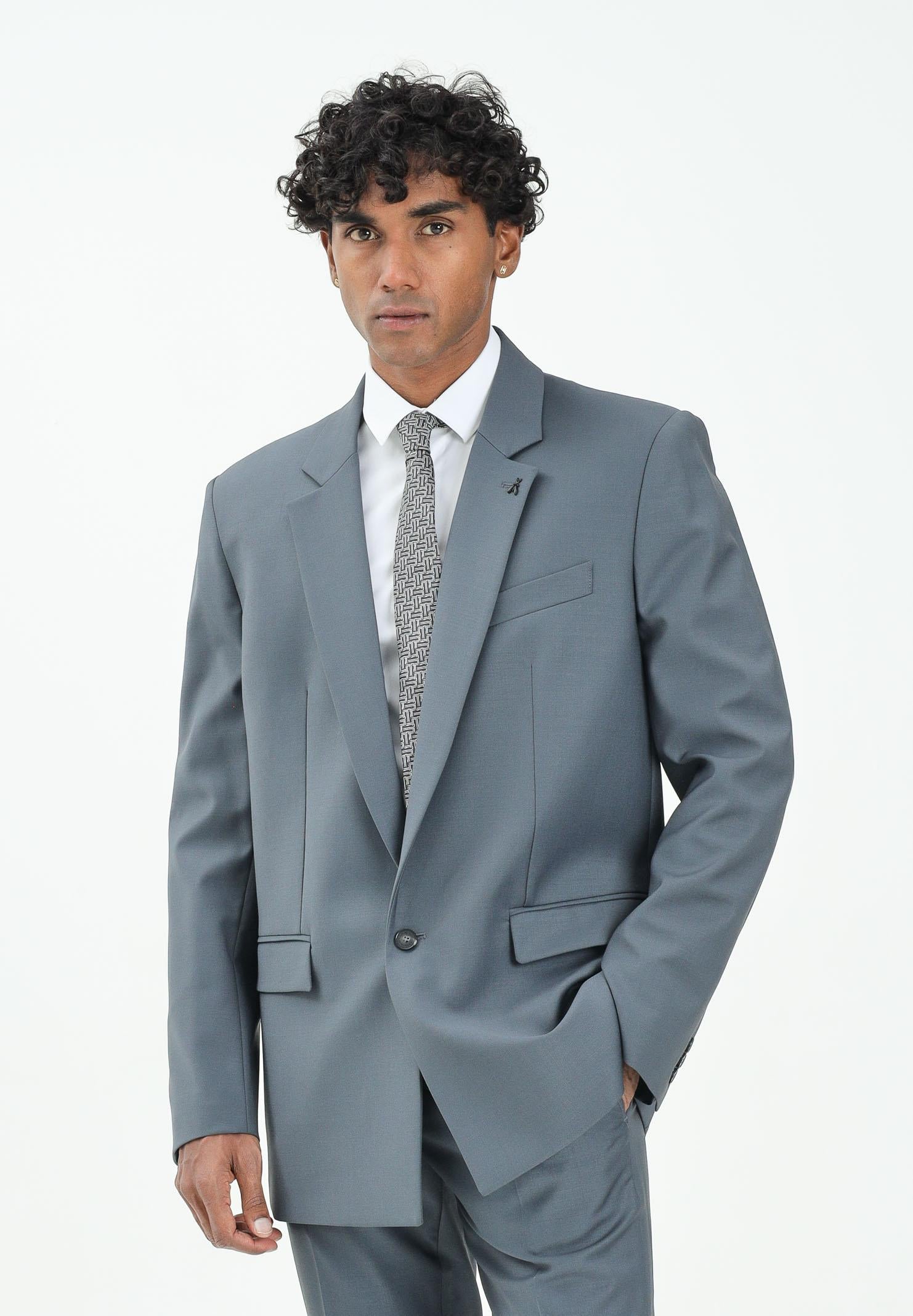 PATRIZIA PEPE Giacca (IM)PERFECTION  grigia da uomo 5S754RA1WK S754 PATRIZIA PEPE 