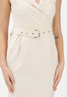 PINKO Abito midi burro da donna con cintura 106565A2W6 C00 PINKO 