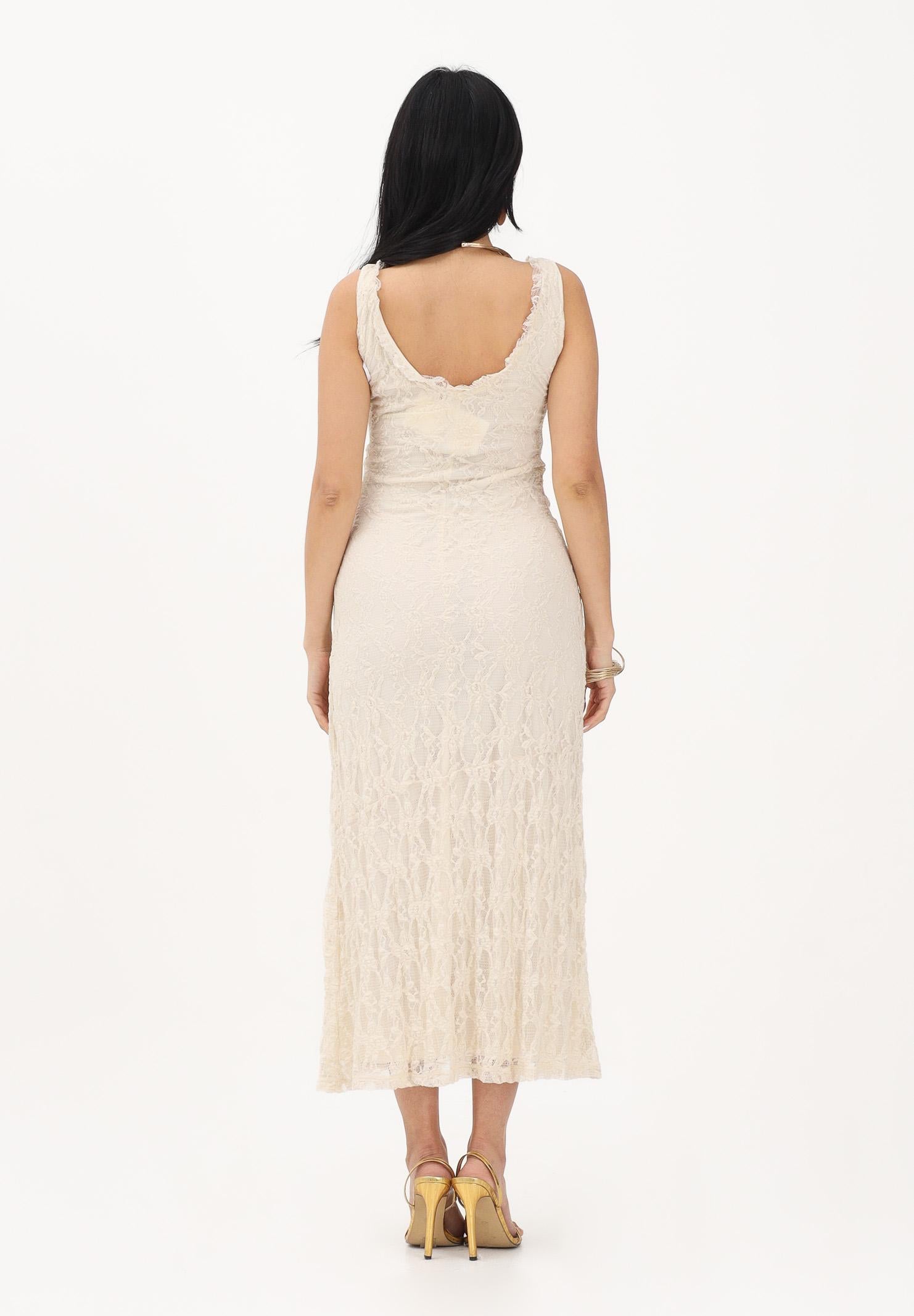 ONLY Abito lungo panna da donna 15372795 BI ONLY 