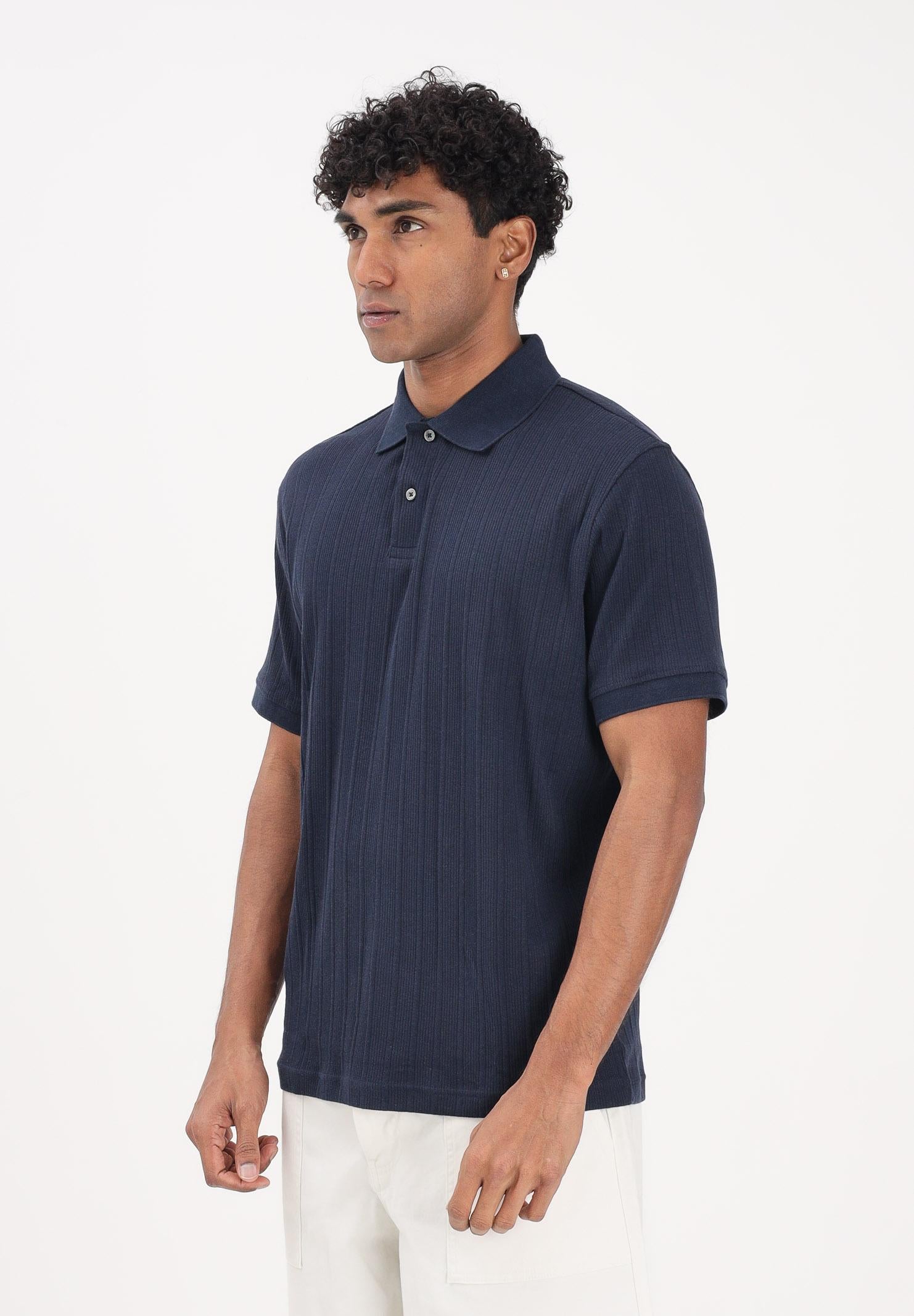 SELECTED HOMME Polo a manica corta blu da uomo 16100460 SKCA SELECTED HOMME 
