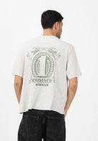 TOMMY JEANS T-shirt a manica corta grigia da uomo con stampa sul retro DM0DM22332 P08 TOMMY JEANS 