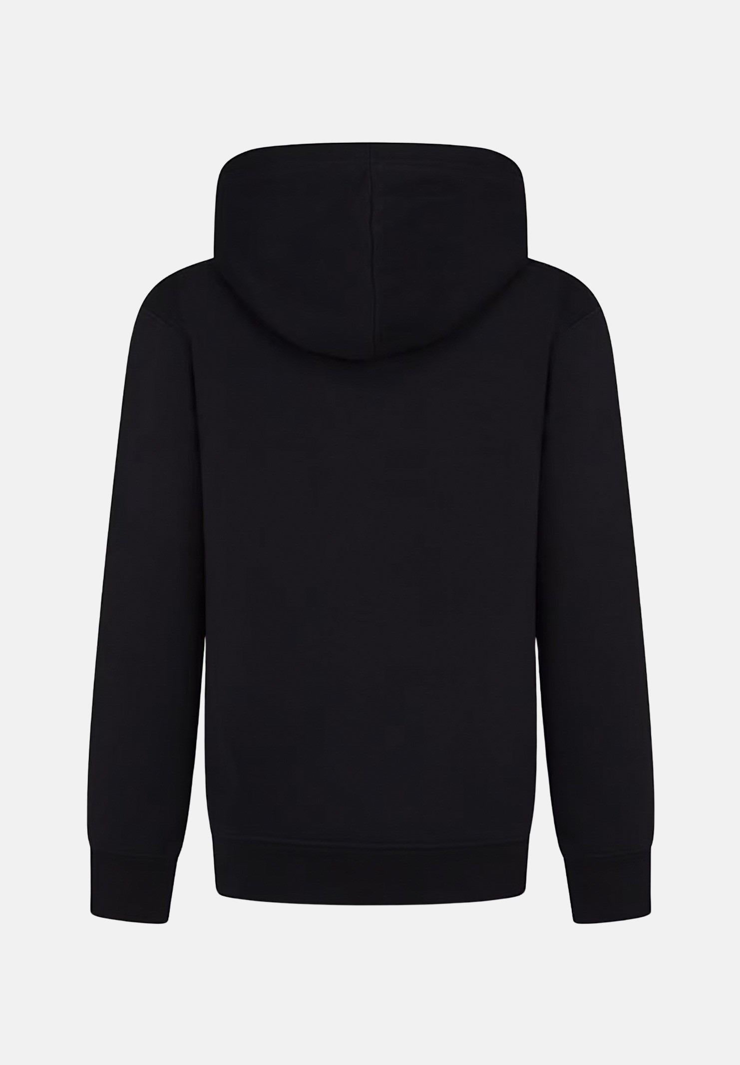 JORDAN Felpa con cappuccio MJ Baseline nera per bambino e bambina 95D665 023 JORDAN 