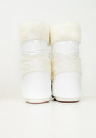 MOON BOOT Stivali da neve ICON in ecopelliccia bianca da donna 80D1408900 A002 MOON BOOT 