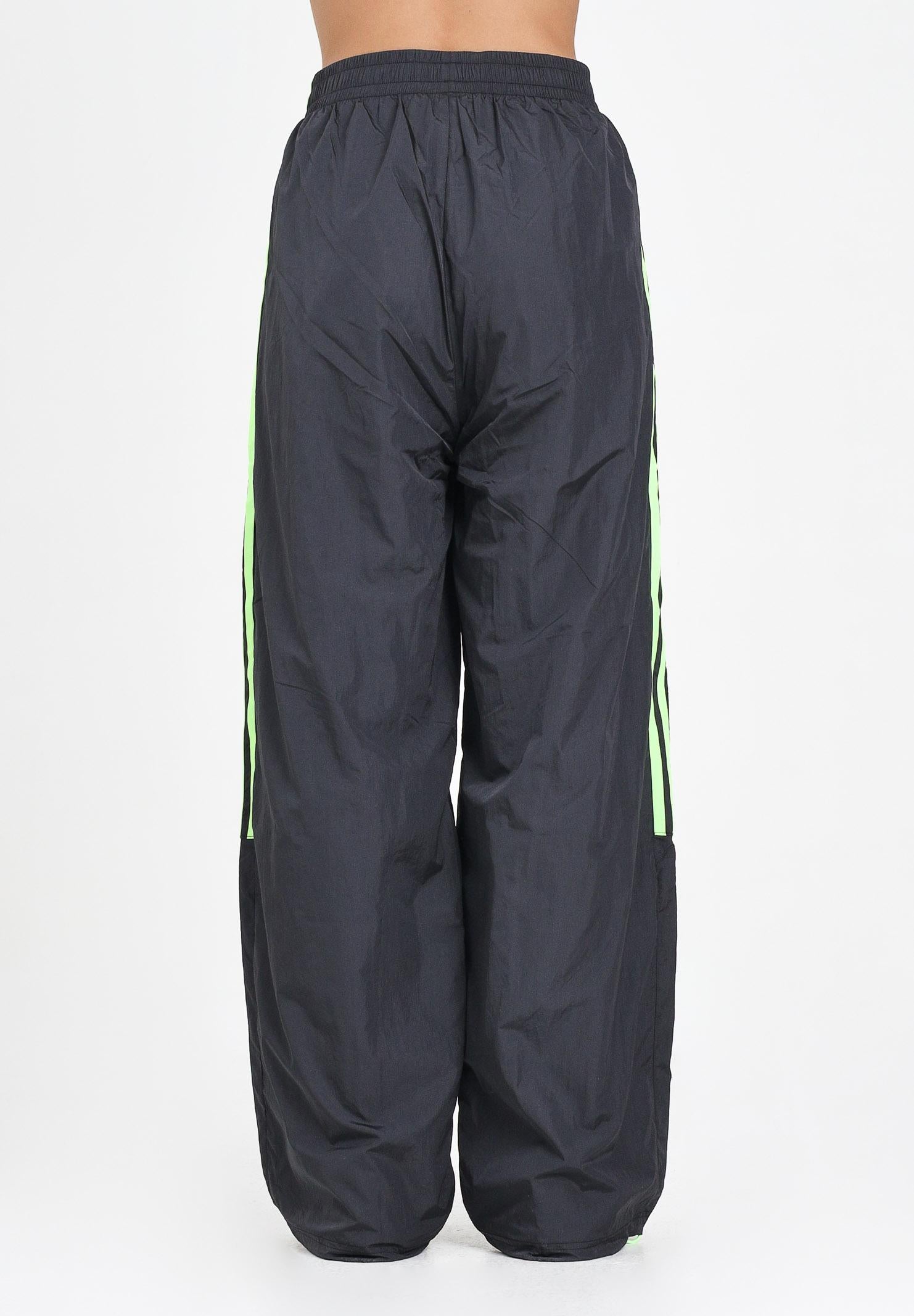ADIDAS ORIGINALS Pantalone sportivo Teamgeist Adicolor Oversized nero da donna JZ8258  ADIDAS ORIGINALS 