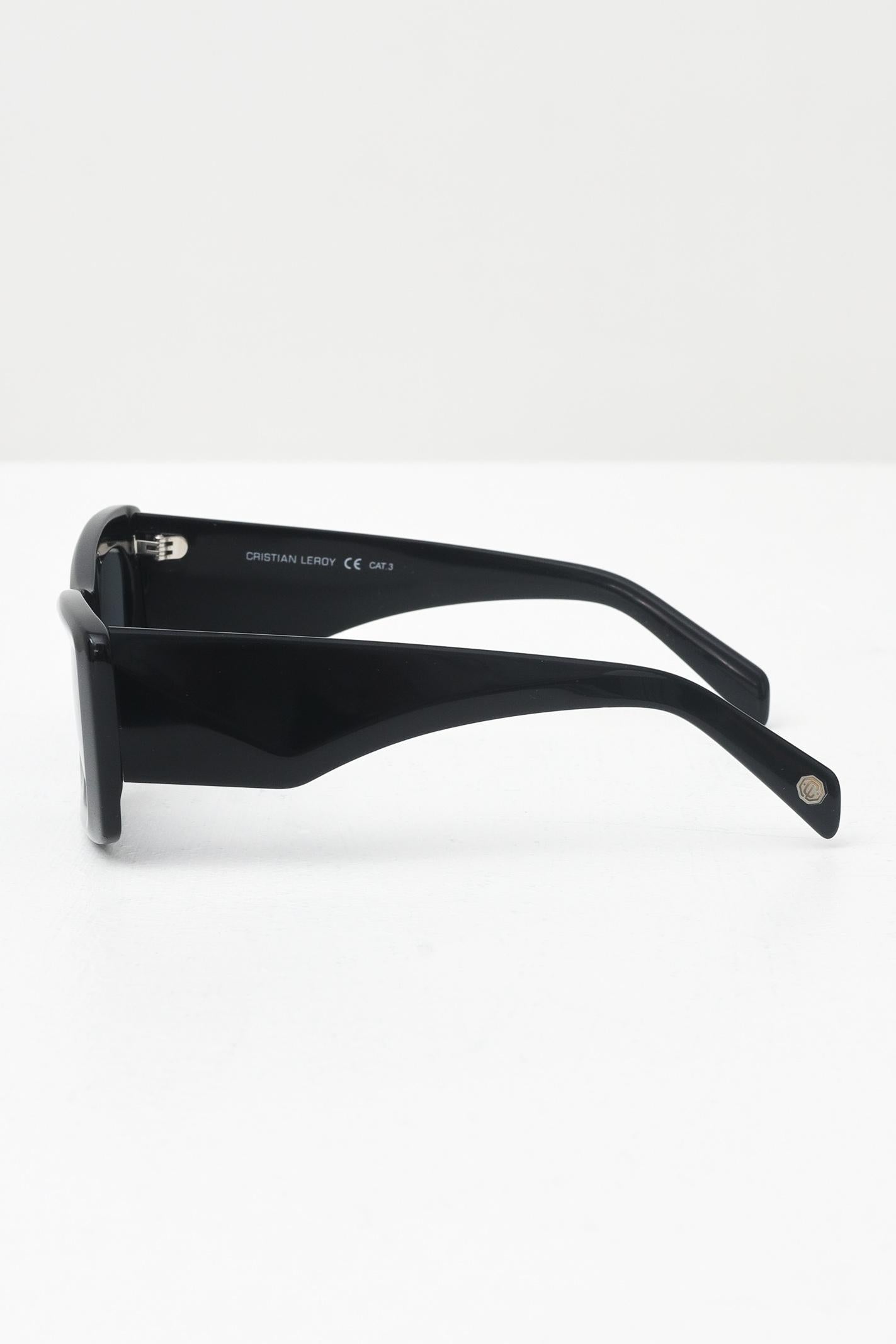 CRISTIAN LEROY Occhiali da sole neri da donna 25064 01 CRISTIAN LEROY 