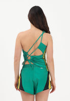 ADIDAS ORIGINALS Top sportivo monospalla verde da donna KD2970 . ADIDAS ORIGINALS 