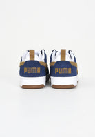 PUMA Sneakers Rebound V6 bianche, blu e senape da uomo 402262 07 PUMA 