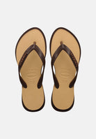 HAVAIANAS Infradito Top Point Fusion marroni e oro da donna 4150172 1859 HAVAIANAS 
