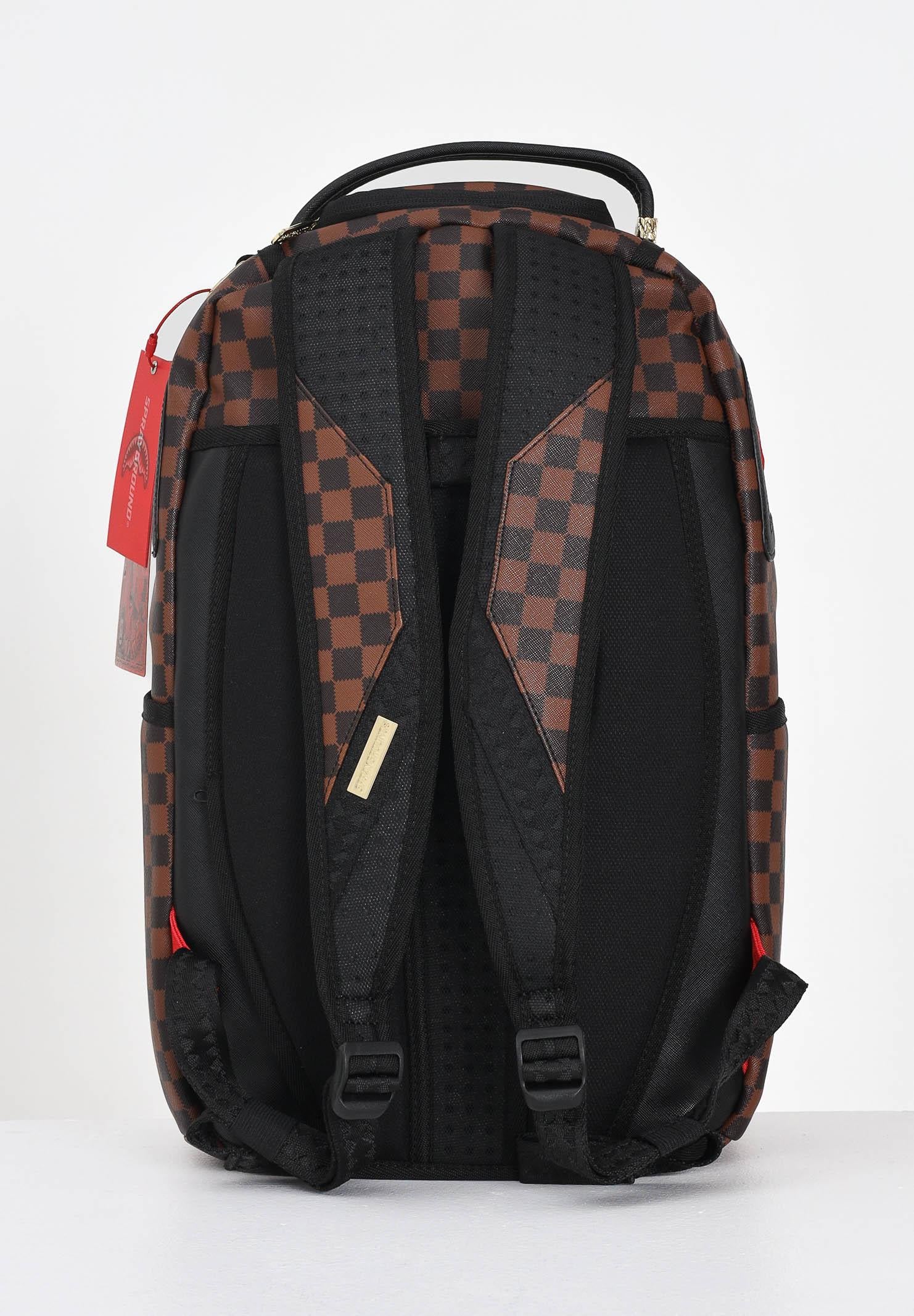 SPRAYGROUND Zaino Sawtooth Sharks In Paris marrone e nero per uomo e donna 910B7200NSZ  SPRAYGROUND 