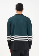 ADIDAS ORIGINALS T-shirt a manica lunga 90s Adidas Hockey Jersey Vintage verde e nera da uomo JV8467  ADIDAS ORIGINALS 
