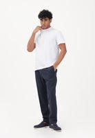 LACOSTE T-shirt a manica corta bianca da uomo in piqué con marchio jacquard TH5060 001 LACOSTE 