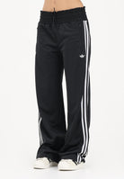 ADIDAS ORIGINALS Pantalone sportivo Smocked Firebird nero da donna KD0301 . ADIDAS ORIGINALS 