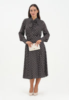 MAR DE MARGARITAS Abito midi Georgia moro da donna con fantasia a pois MMABW01293 MA57 Mar de margaritas 