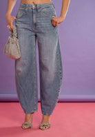 ONLY Jeans balloon in denim medio da donna 15364525 MEBL ONLY 