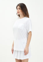MARNI T-shirt a manica corta bianca per donna, ragazzi e bamini con taschino e logo M01415M00RF 0M100 MARNI 