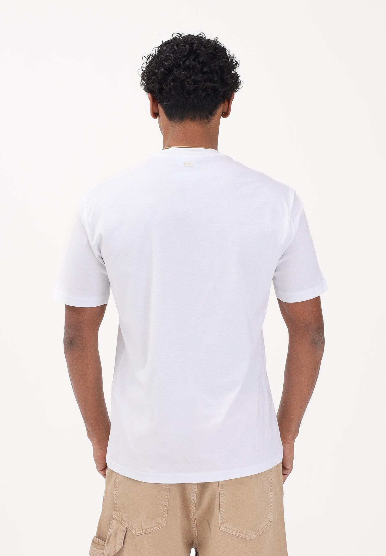 I'M BRIAN T-shirt a manica corta bianco da uomo TS3742 002 I'M BRIAN 