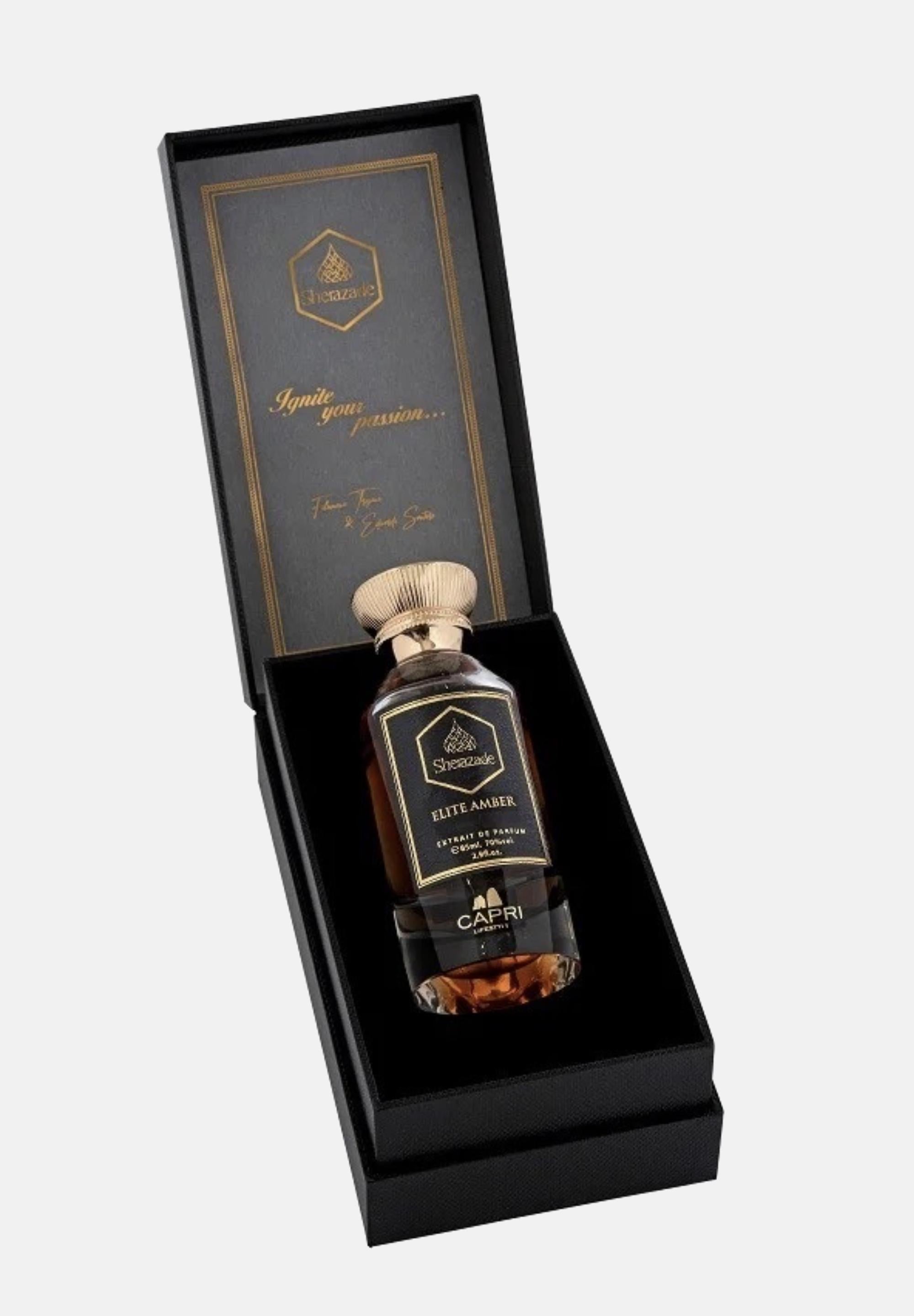 Profumo Elite Amber per uomo e donna ELITE-AMBER 85ML SHERAZADE 