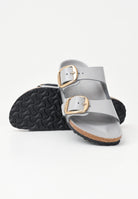 BIRKENSTOCK Ciabatte Arizona Big Buckle grigie da donna 1029391 . BIRKENSTOCK 