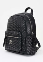 RICHMOND Zaino nero da donna con lavorazione trapuntata e micro borchie RWA25238ZA ARG RICHMOND 