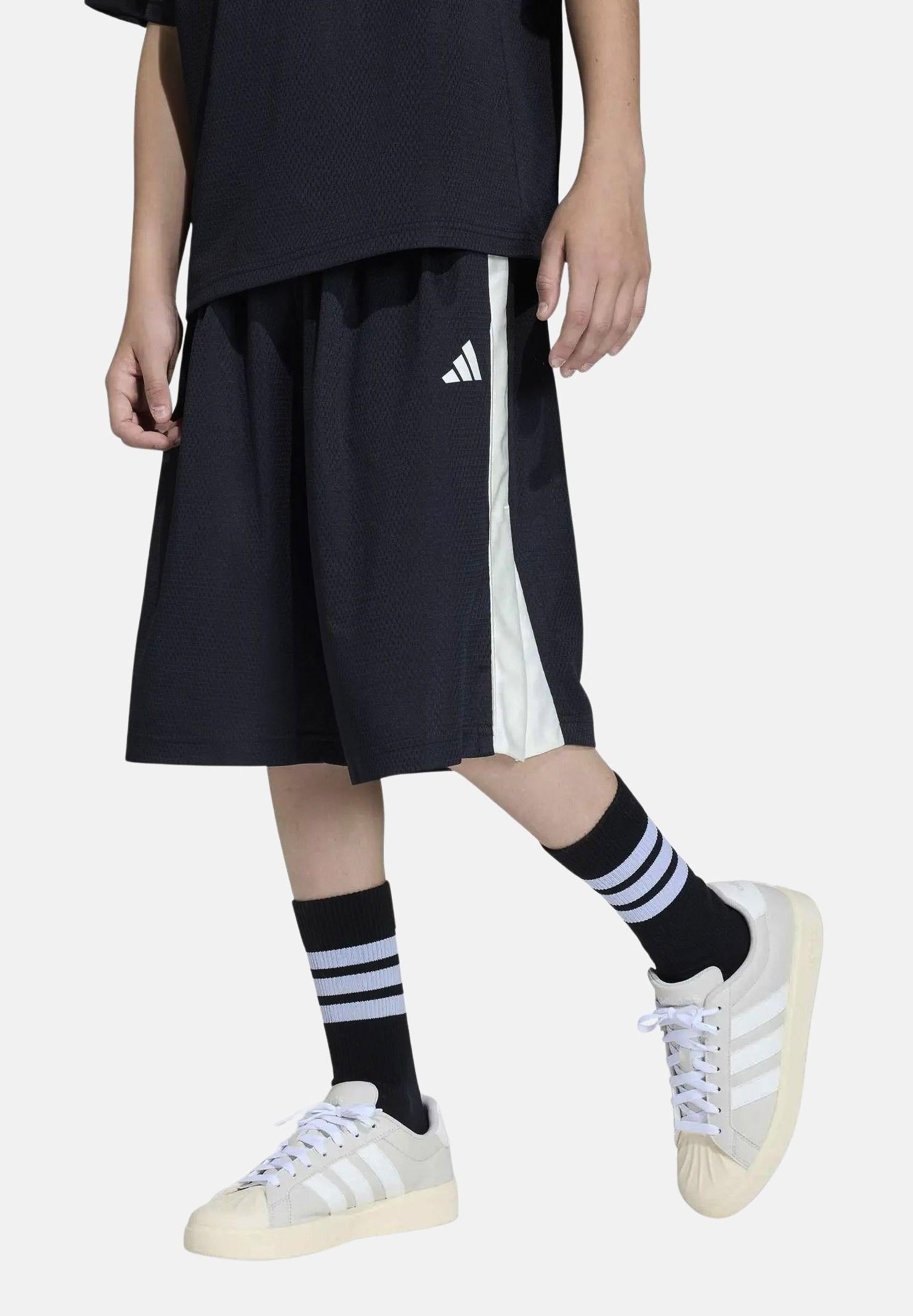 ADIDAS PERFORMANCE Shorts sportivo Stadium Mesh nero per bambino e bambina KC4640 . ADIDAS PERFORMANCE 