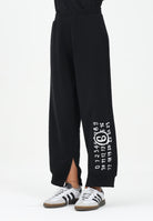 MAISON MARGIELA Pantalone sportivo nero per donna, ragazzi e bambini con spacchetti interni alla caviglia M60895MM02X M6900 MAISON MARGIELA 