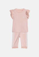 ADIDAS ORIGINALS Completino rosa da neonato con pizzo KC6799 . ADIDAS ORIGINALS 