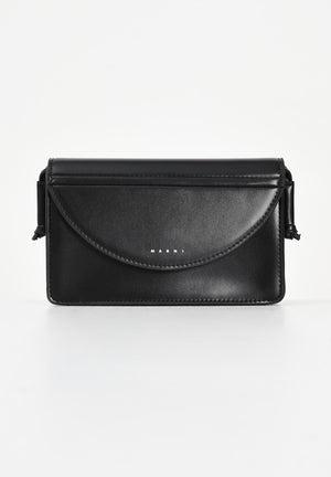 MARNI Pochette nera da donna con logo M01256M00TK 0M922 MARNI 