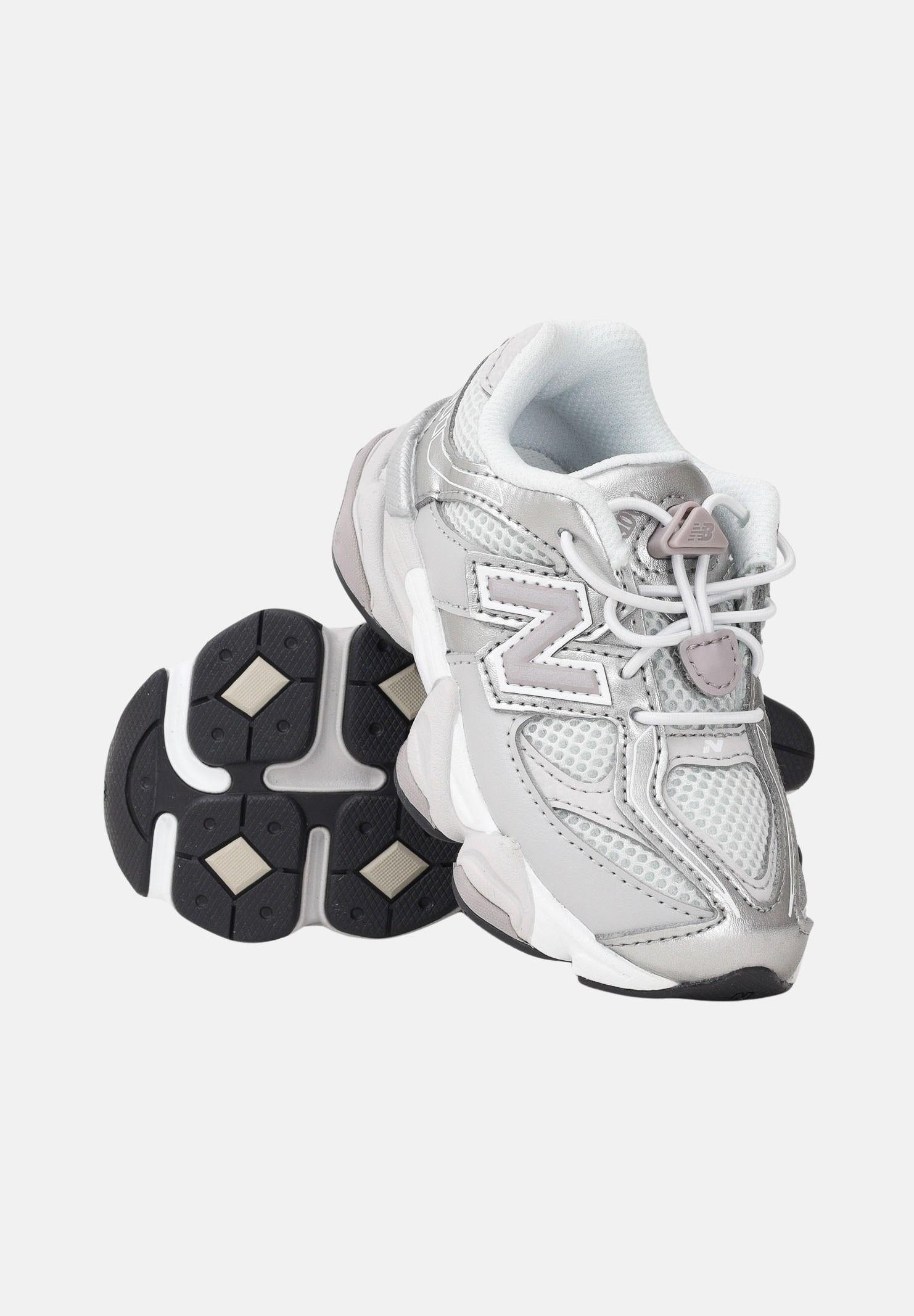 NEW BALANCE Sneakers 9060 argento da neonato I90606FB . NEW BALANCE 