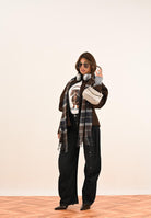 VICOLO Jeans Olly in denim nero da donna DF5284 NE VICOLO 