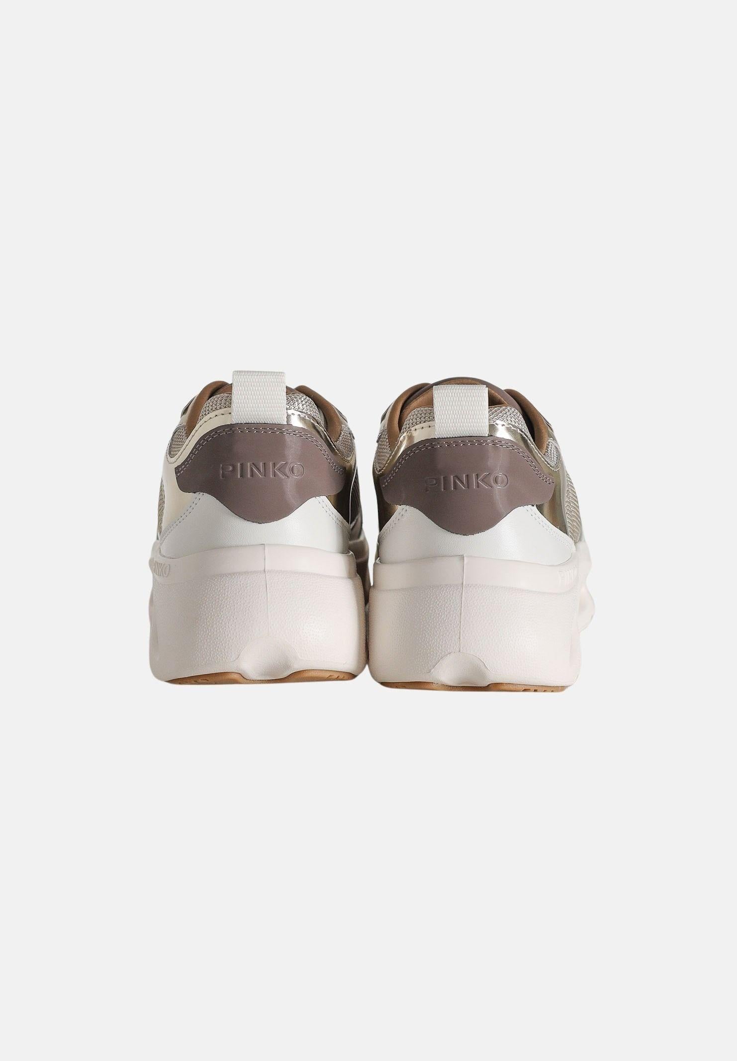 PINKO Sneakers platino da donna con logo SS0167P144Z22 Z22 PINKO 