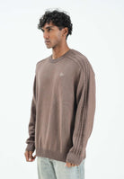 ADIDAS ORIGINALS Maglioncino girocollo Premium Essentials marrone da uomo JW3506 . ADIDAS ORIGINALS 