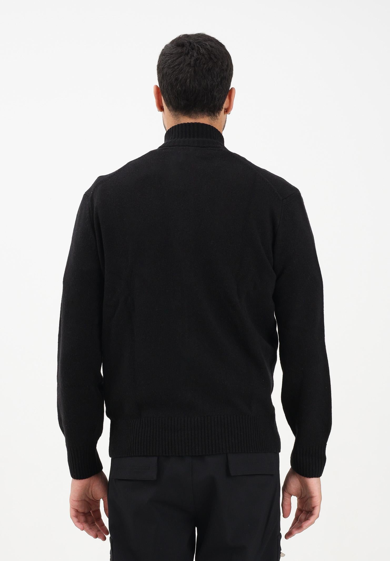 LACOSTE Cardigan nero da uomo AH5181 031 LACOSTE 