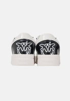 PINKO Sneakers bianche da donna con dettagli specchiati neri SS0131P001ZX9 ZX9 PINKO 