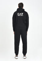EA7 Tuta nera da uomo con logo 7M000914AF10377 MC317 EA7 
