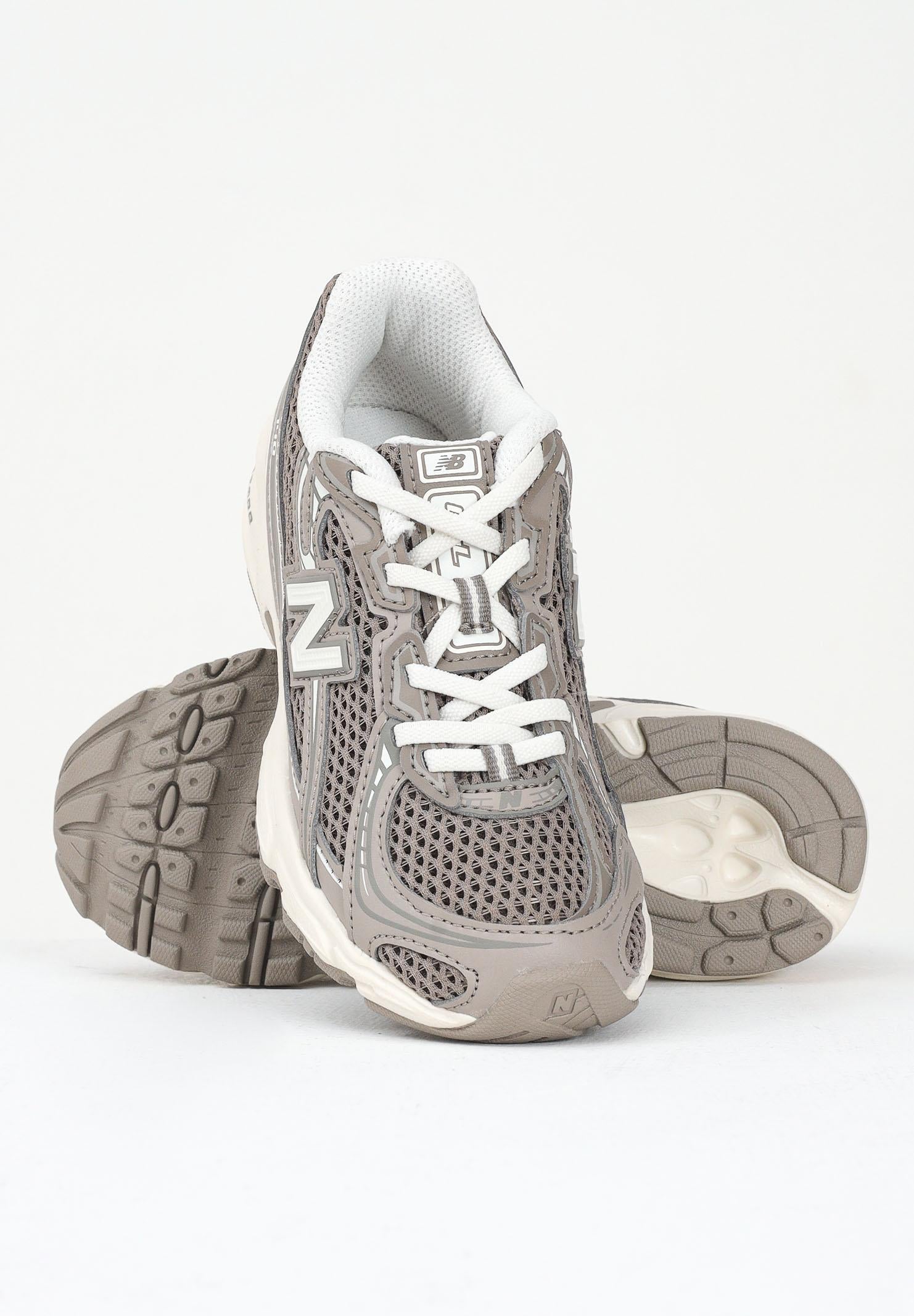 NEW BALANCE Sneakers 740 BUNGEE LACE tortora per bambino e bambina PZ740SA . NEW BALANCE 